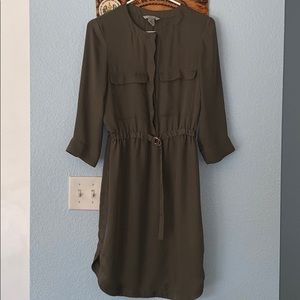 Olive green dress